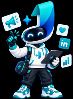 Jack Marketing, pointing at a megaphone